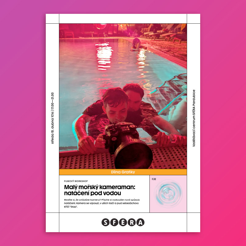 Plakátek A4 s obrázkem a prvkem