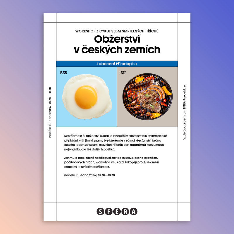 Plakátek A4 se dvěma prvky